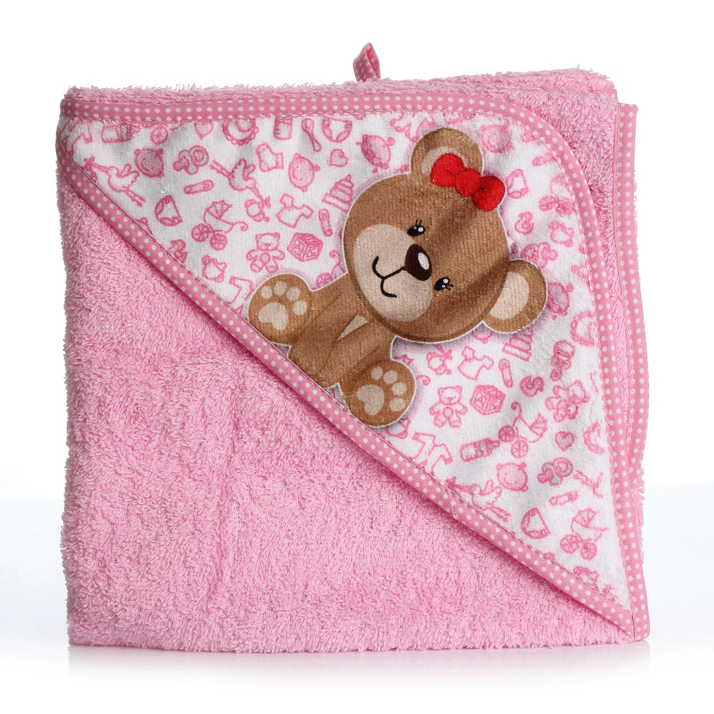 Бебешка хавлиена кърпа с качулка -МЕЧЕНЦЕ - Подари СИ