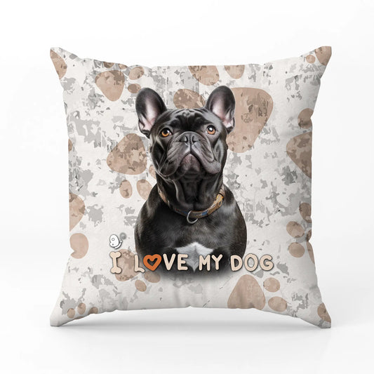 Декоративна възглавница I LOVE MY DOG 4010