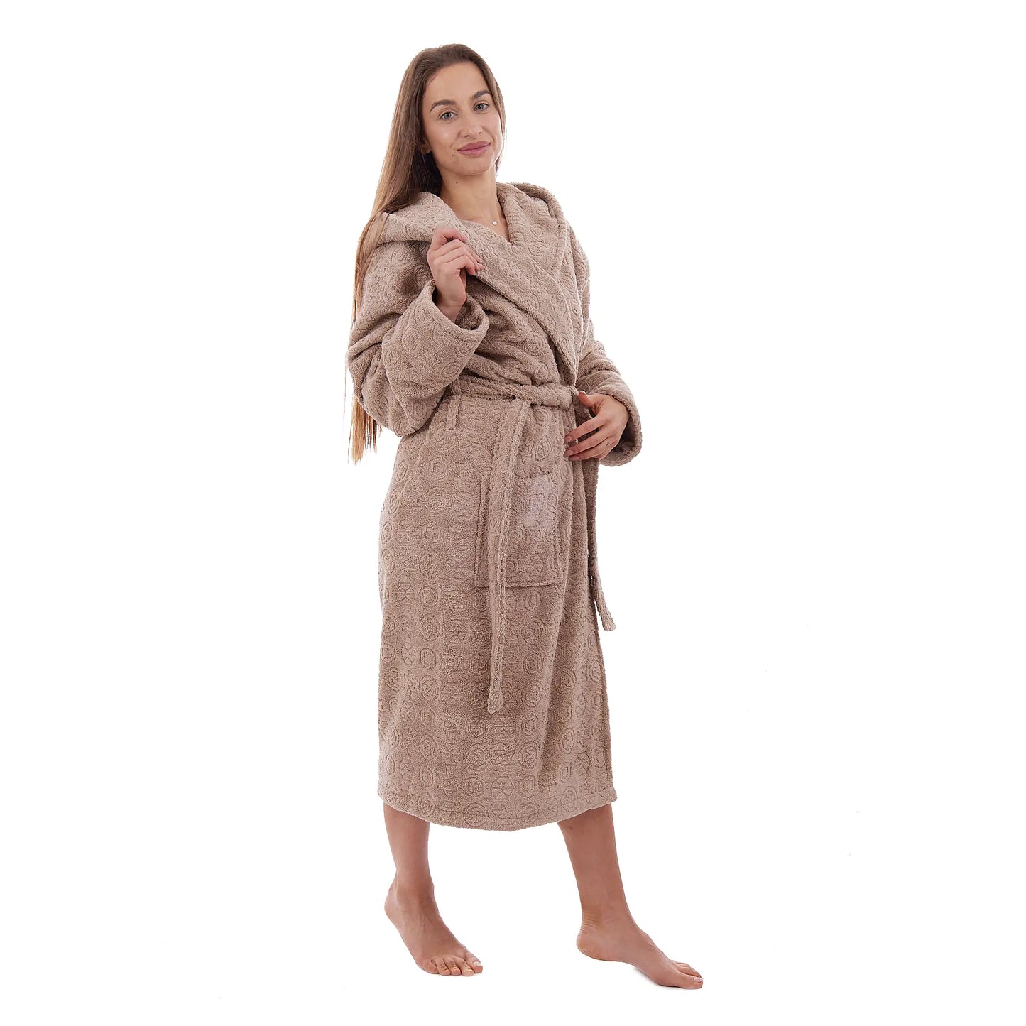 Дамски халат Жакард - различни цветове