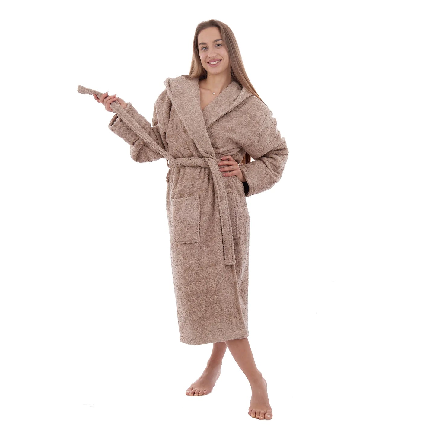 Дамски халат Жакард - различни цветове