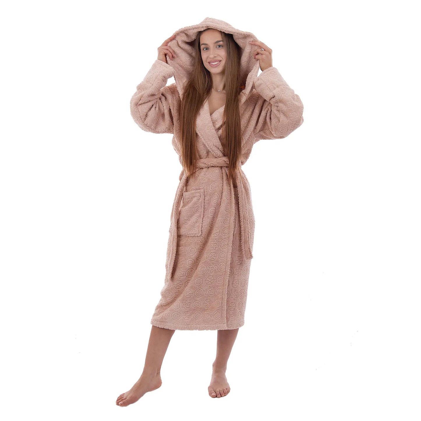 Дамски халат Жакард - различни цветове