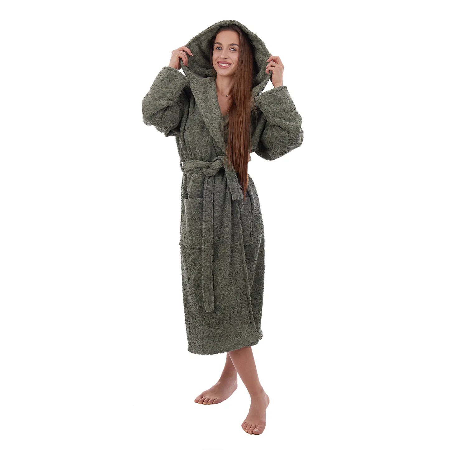 Дамски халат Жакард - различни цветове