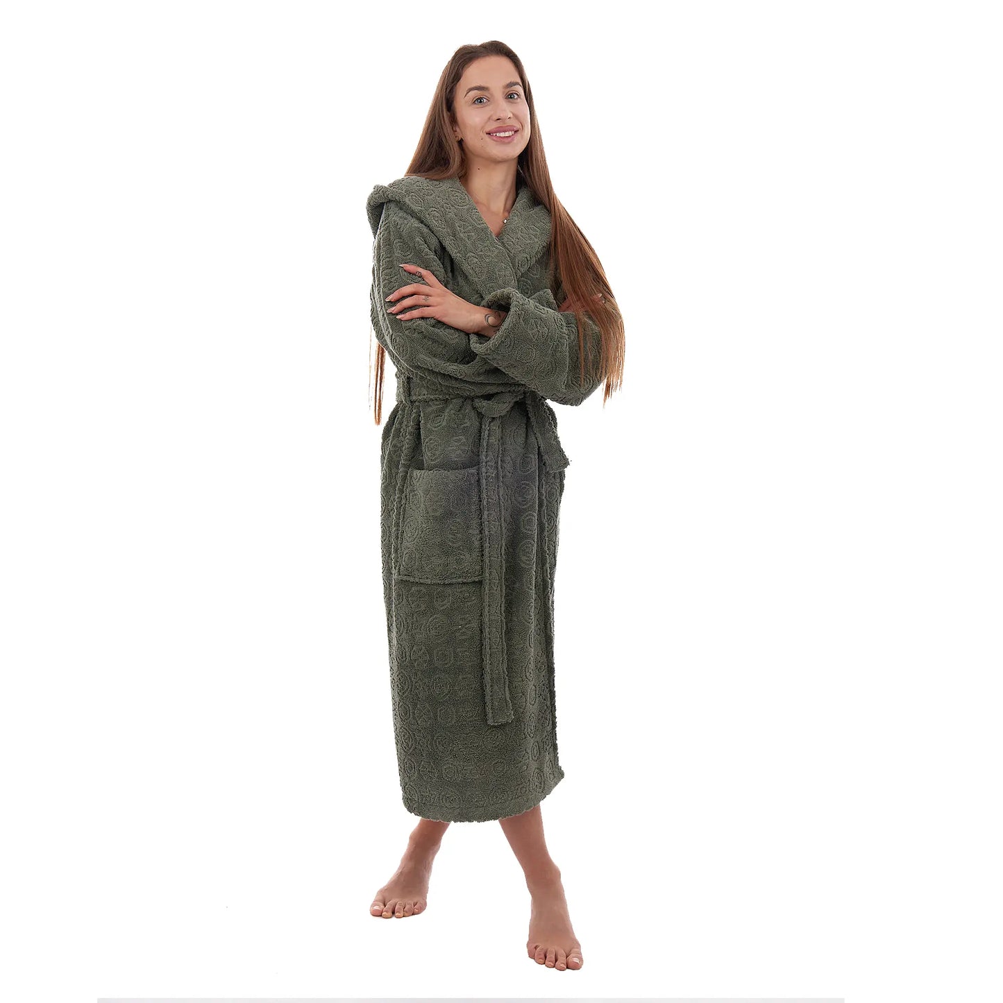 Дамски халат Жакард - различни цветове