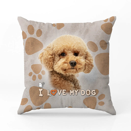 Декоративна възглавница I LOVE MY DOG 2302