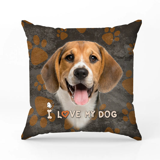 Декоративна възглавница I LOVE MY DOG 2303