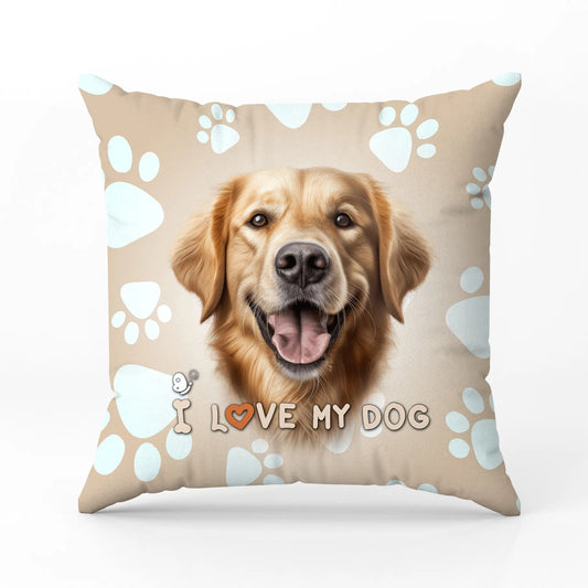 Декоративна възглавница I LOVE MY DOG 2304