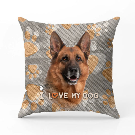 Декоративна възглавница I LOVE MY DOG 2305