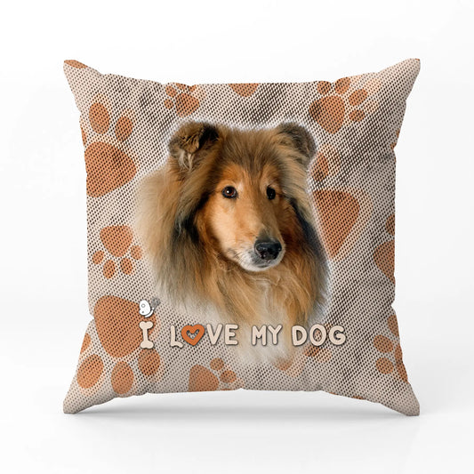 Декоративна възглавница I LOVE MY DOG 2306