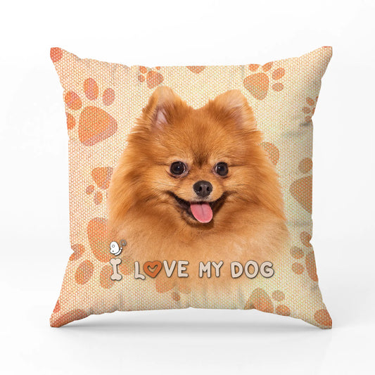 Декоративна възглавница I LOVE MY DOG 2307