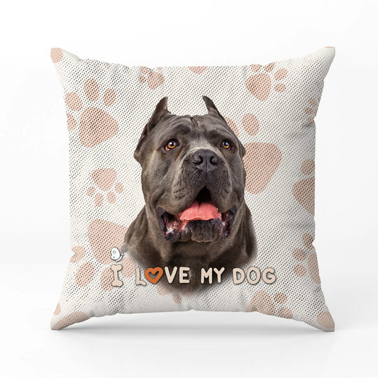 Декоративна възглавница I LOVE MY DOG 2309