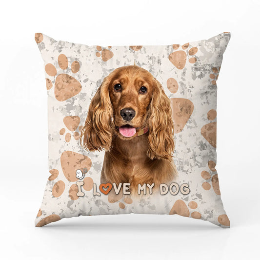 Декоративна възглавница I LOVE MY DOG 2310