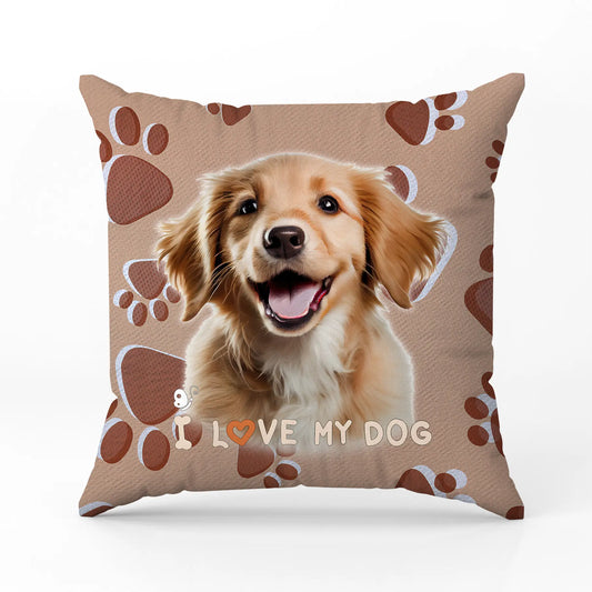 Декоративна възглавница I LOVE MY DOG 2311