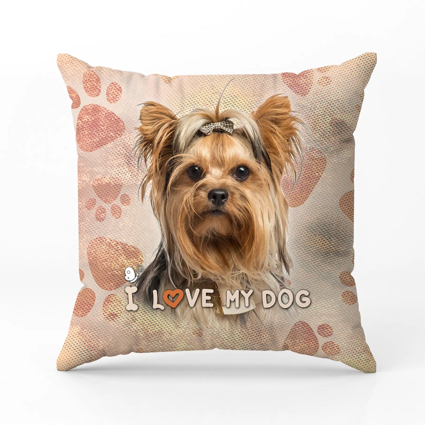 Декоративна възглавница I LOVE MY DOG 2325