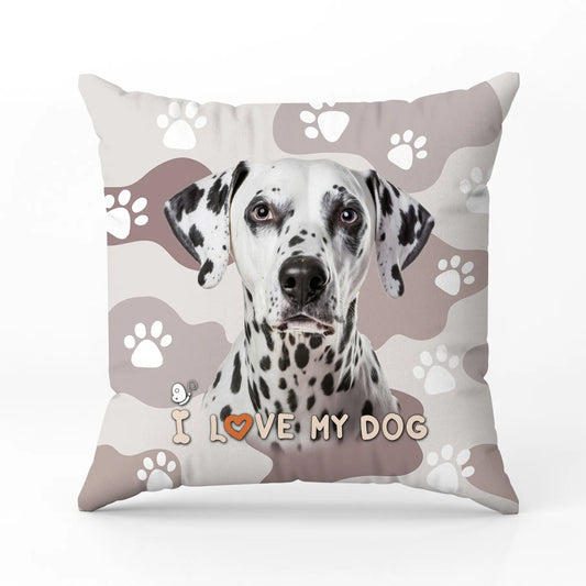 Декоративна възглавница I LOVE MY DOG 4006