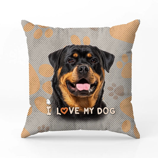 Декоративна възглавница I LOVE MY DOG 4008