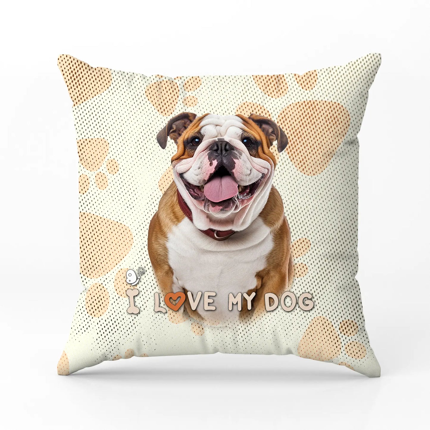 Декоративна възглавница I LOVE MY DOG 4390