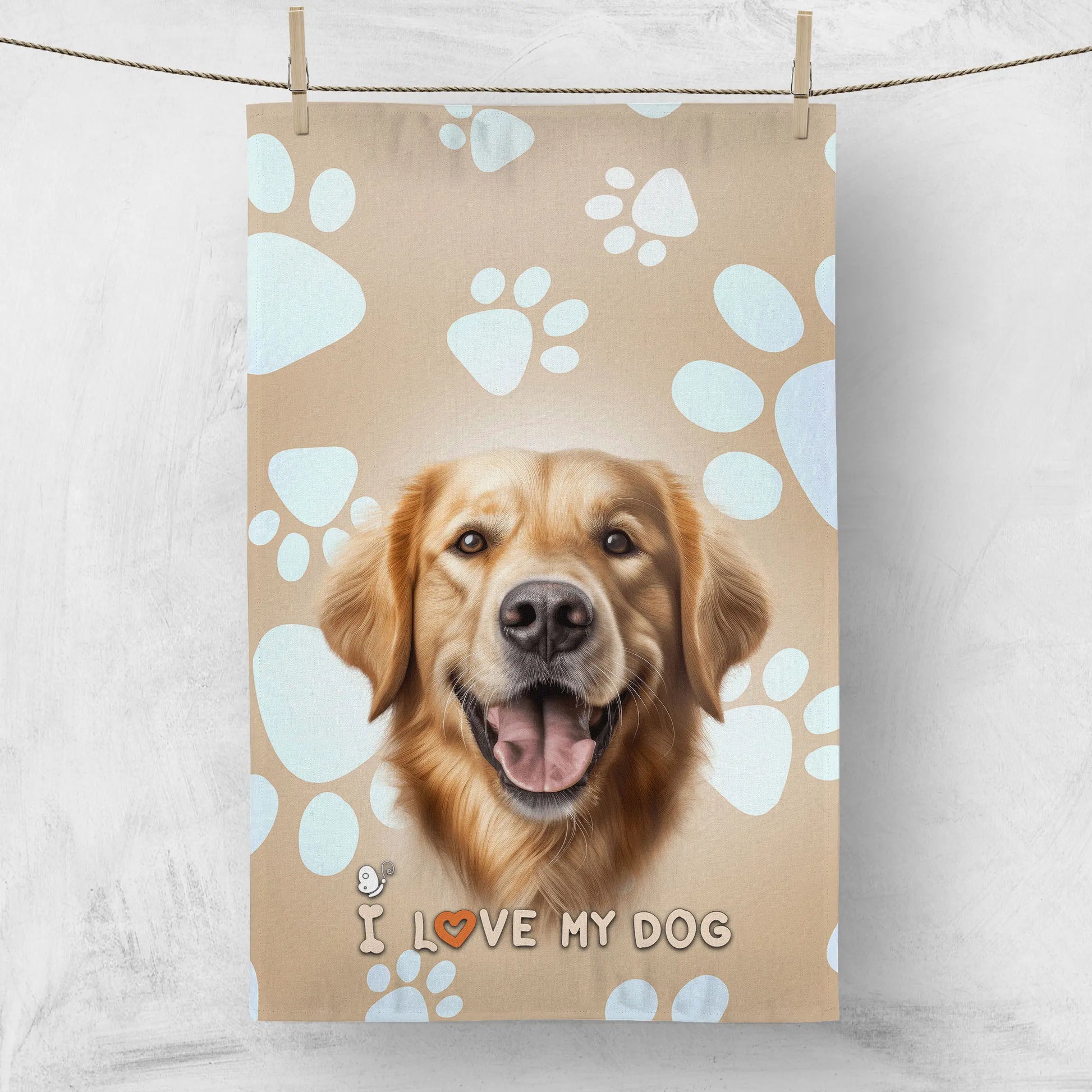 Кухненска кърпа I LOVE MY DOG 2316 - Подари СИ