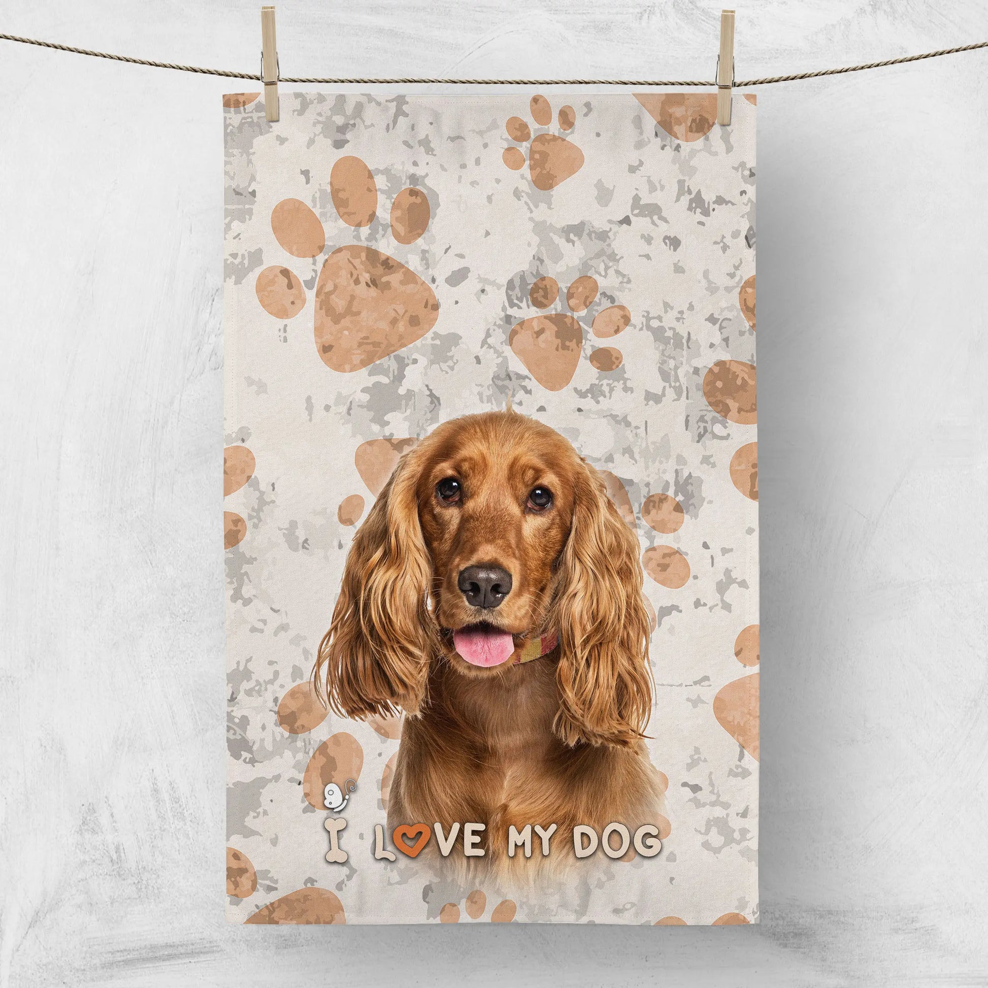 Кухненска кърпа I LOVE MY DOG  2322 - Подари СИ