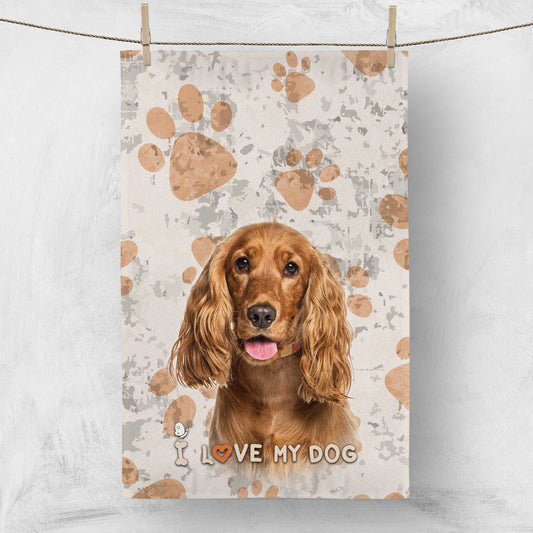 Кухненска кърпа I LOVE MY DOG  2322 - Подари СИ