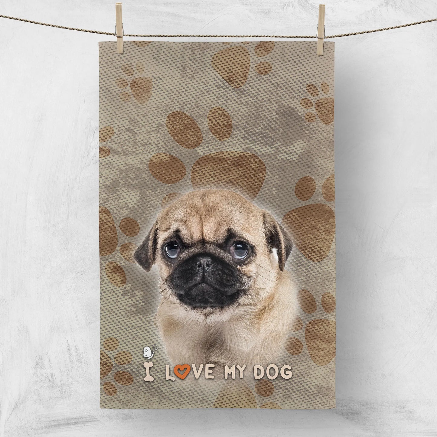 Кухненска кърпа I LOVE MY DOG 2324 - Подари СИ