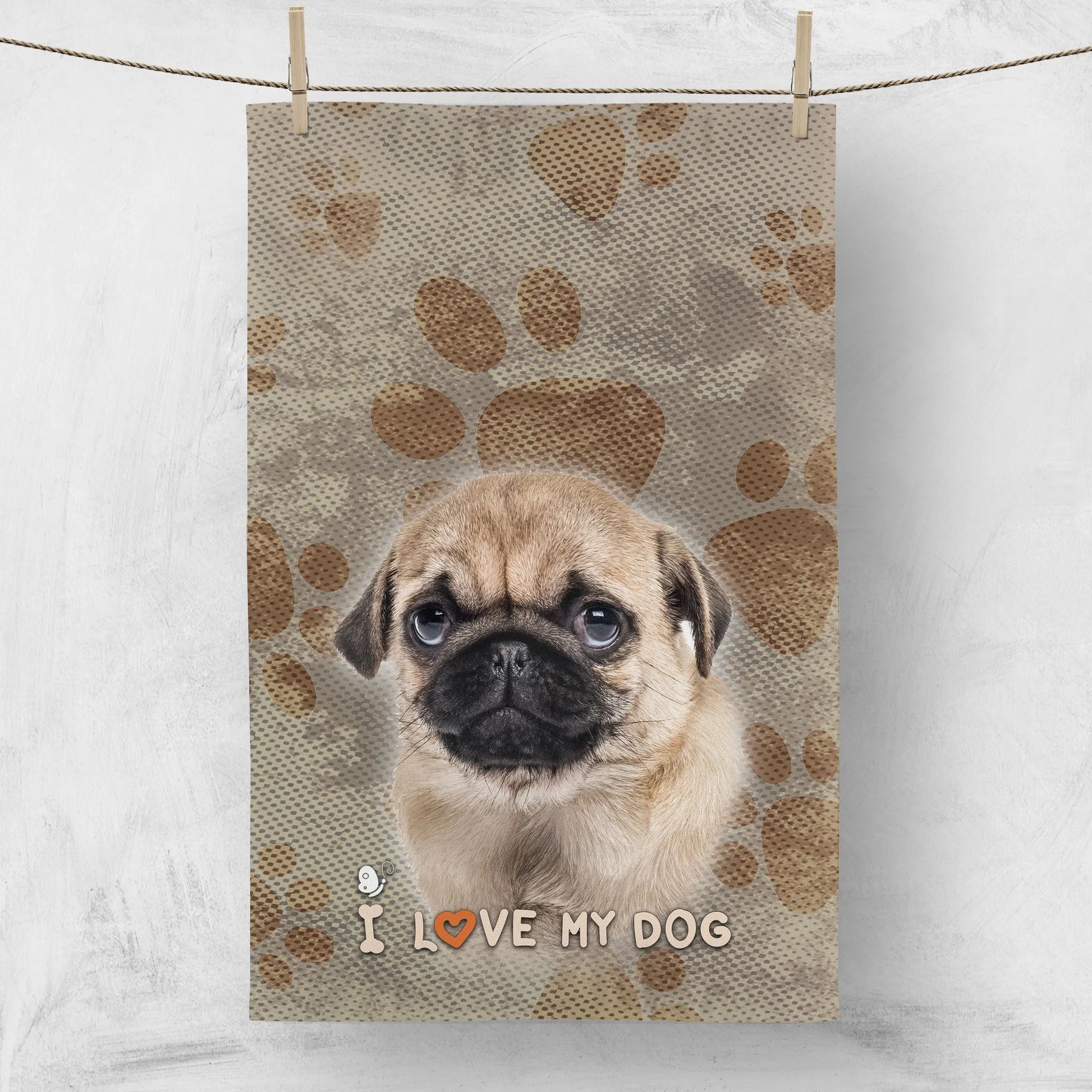 Кухненска кърпа I LOVE MY DOG 2324 - Подари СИ