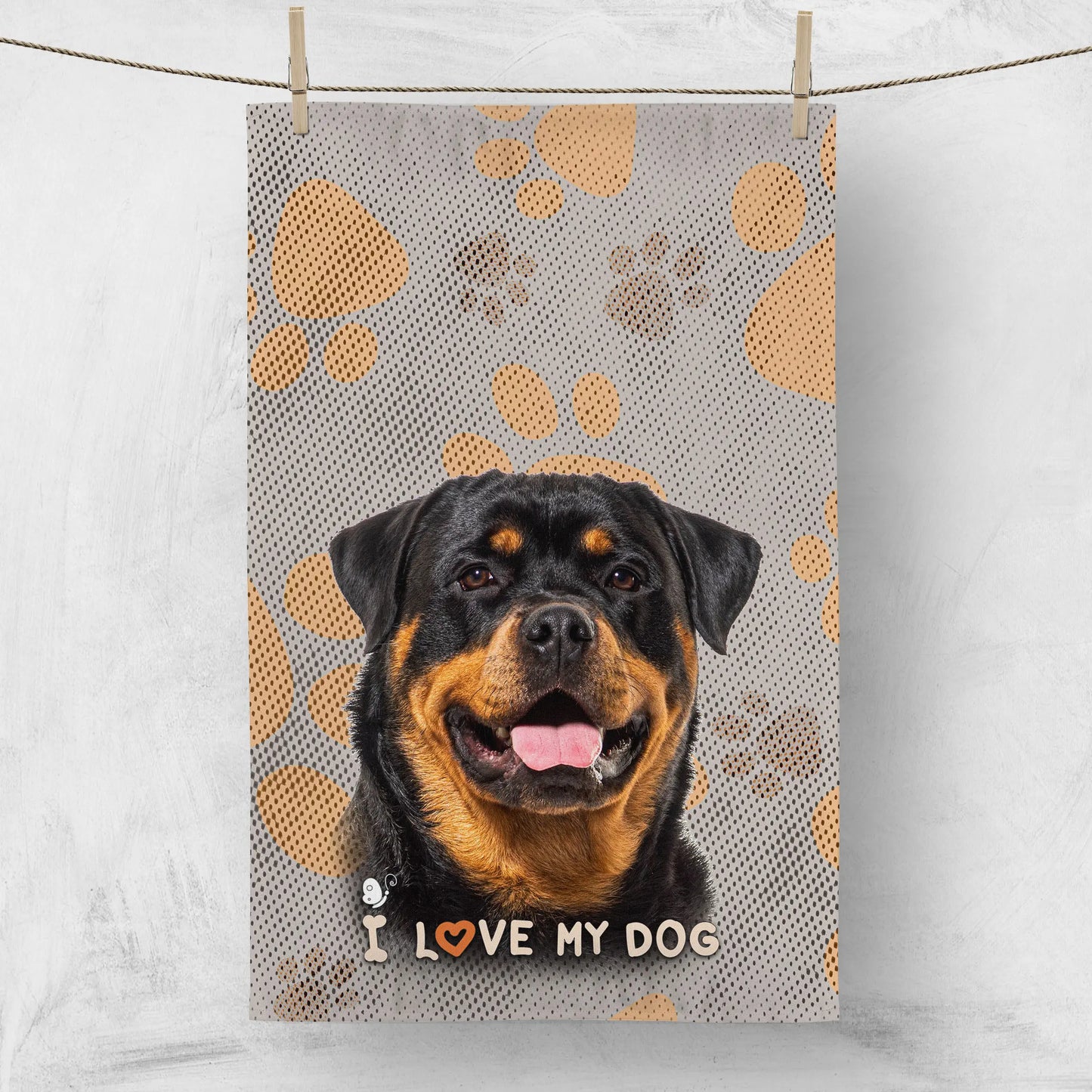 Кухненска кърпа I LOVE MY DOG 4004 - Подари СИ