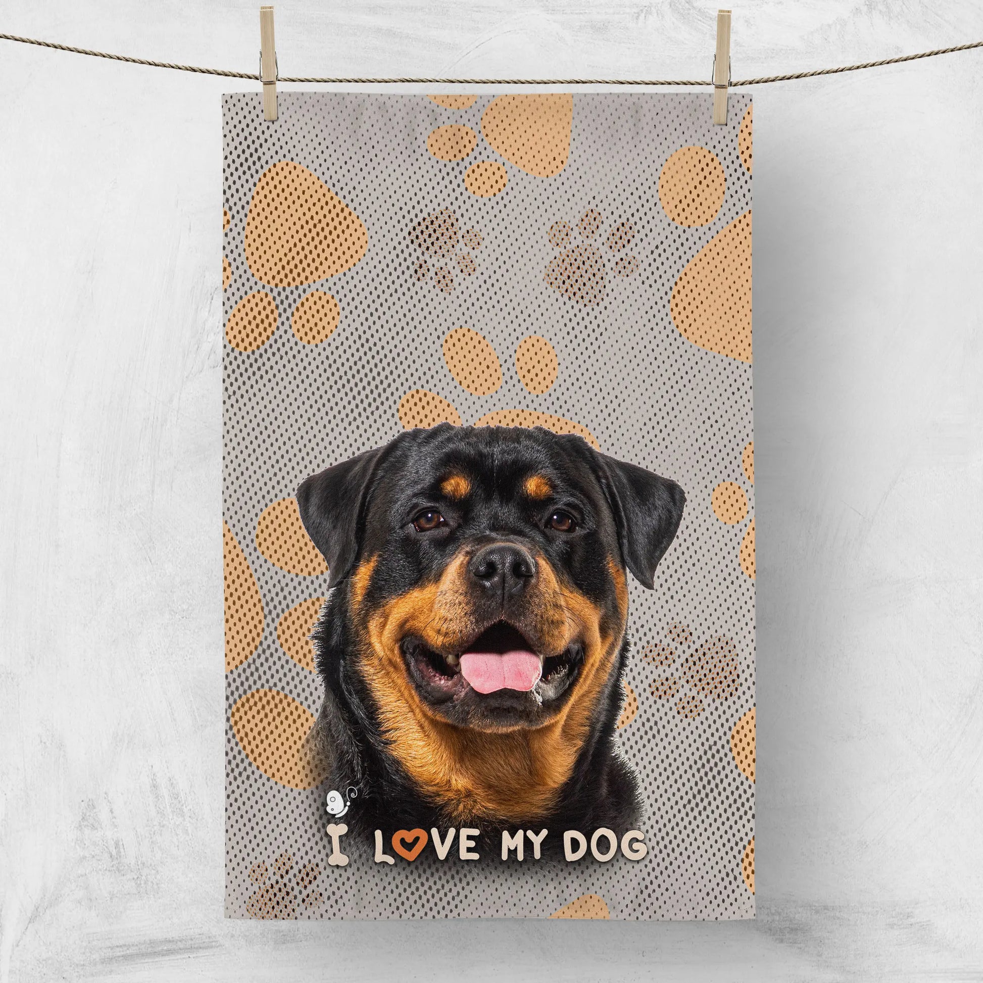 Кухненска кърпа I LOVE MY DOG 4004 - Подари СИ