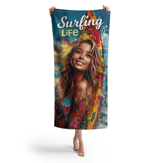 Плажна хавлия SURFING LIFE 4239 - Подари СИ