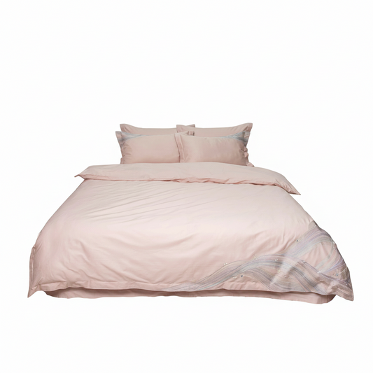 Спален комплект памучен сатен ДЪГА - различни цветове