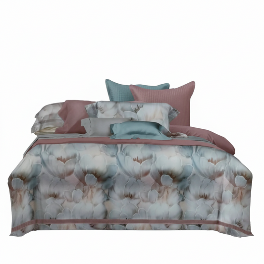 Спален комплект памучен сатен ДАНАЯ ЛАЛЕ