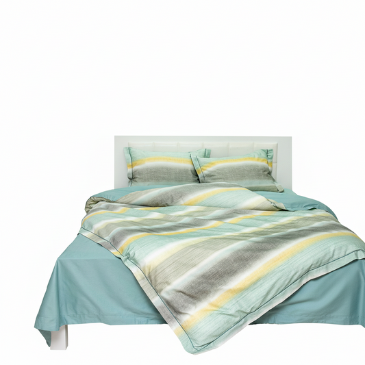 Спален комплект памучен сатен РАЙЕ МЕНТА