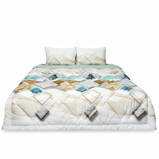 Спален комплект с олекотена завивка МАРБЪЛ